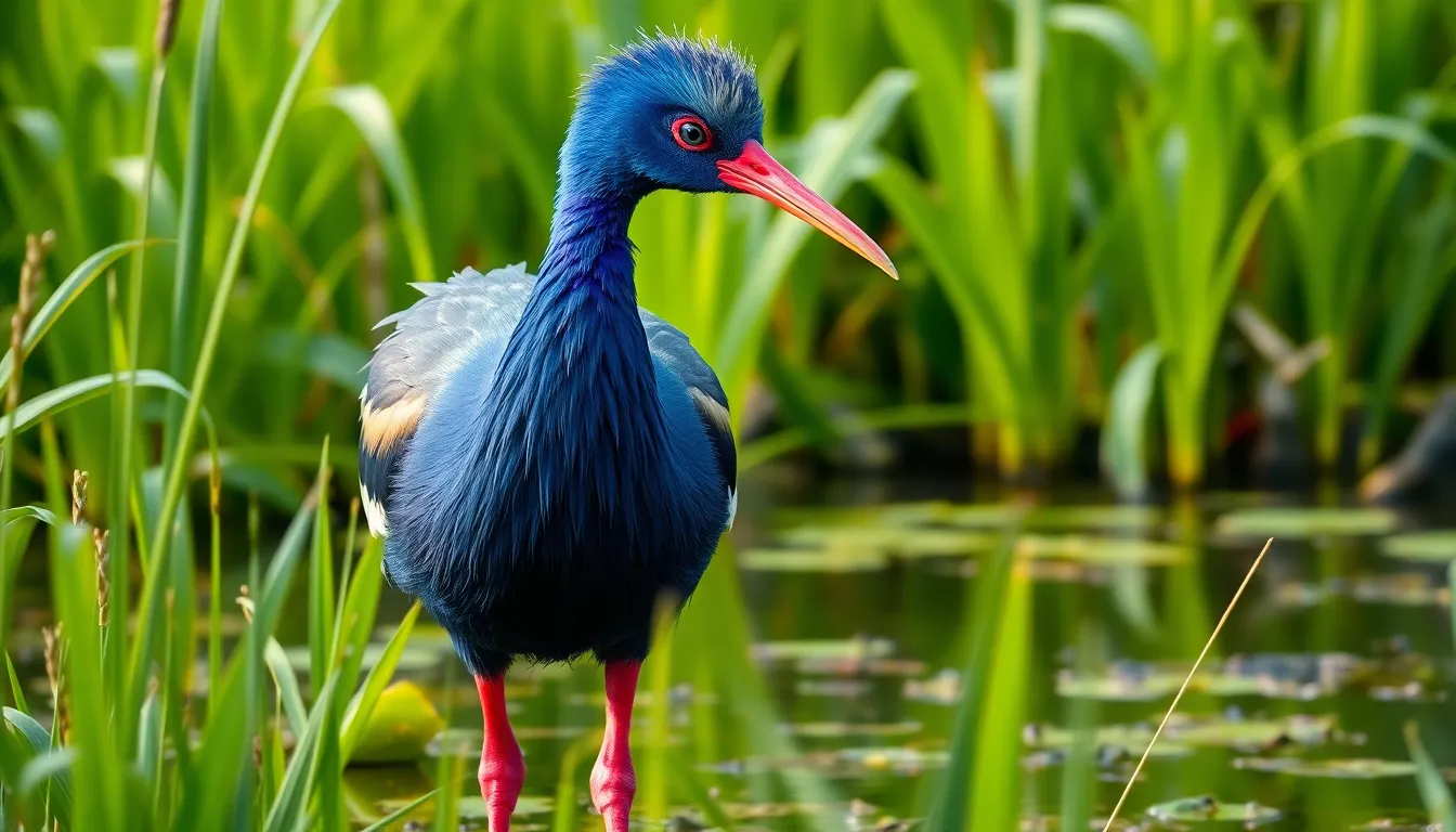 3 pukeko bird