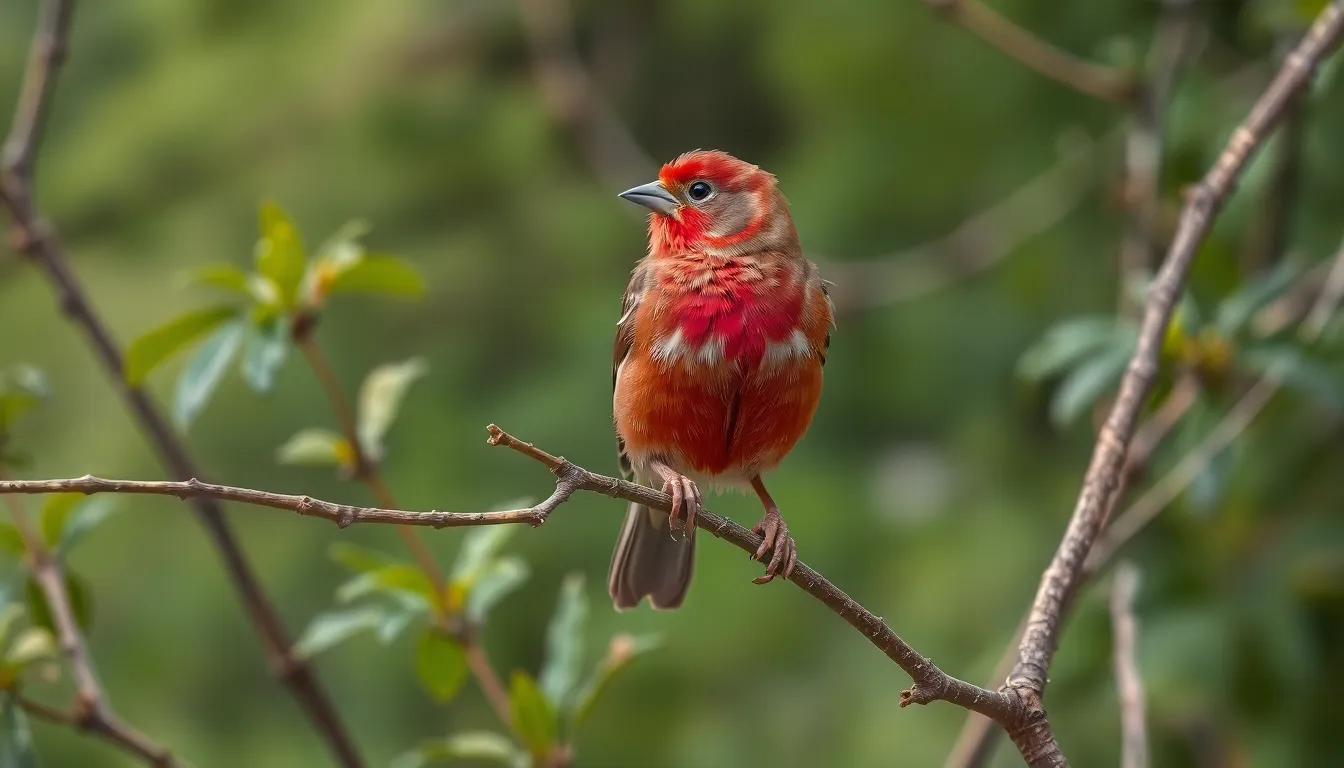 3 rosefinch bird