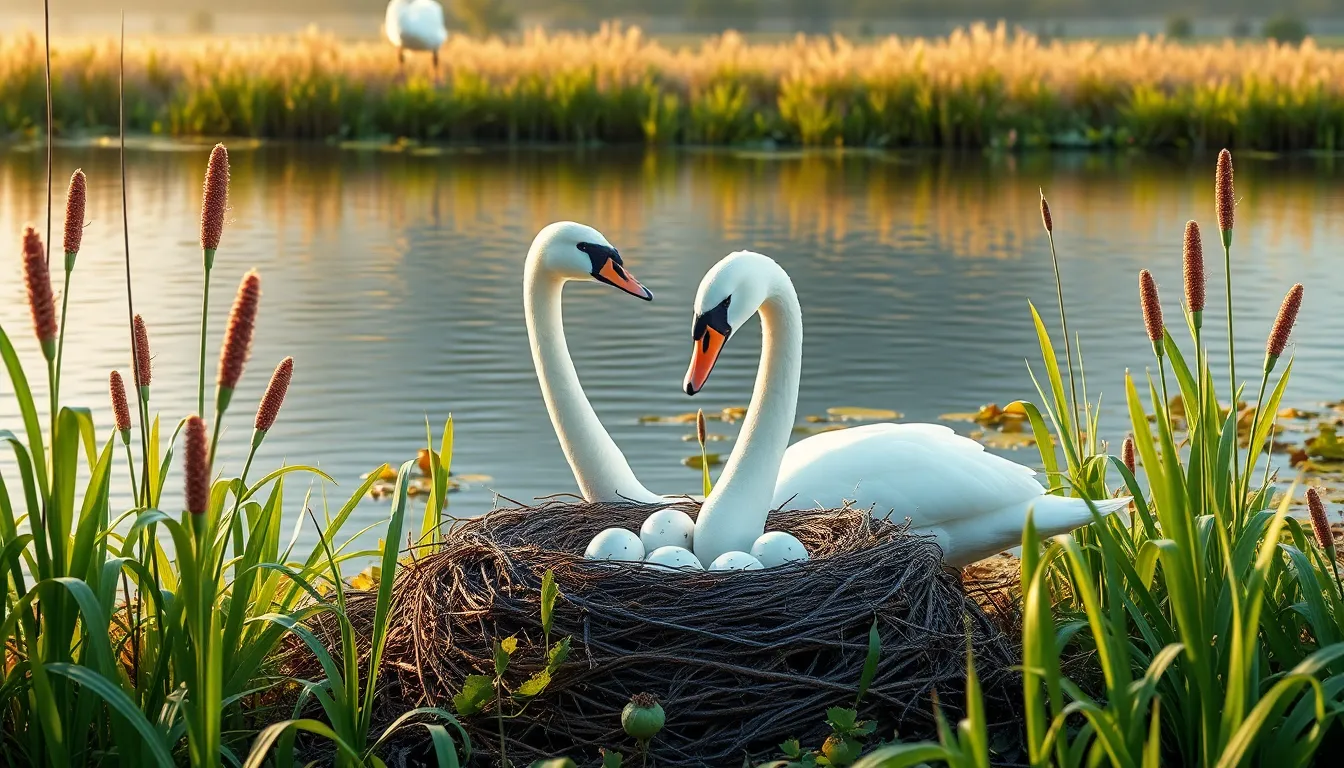3 swan bird