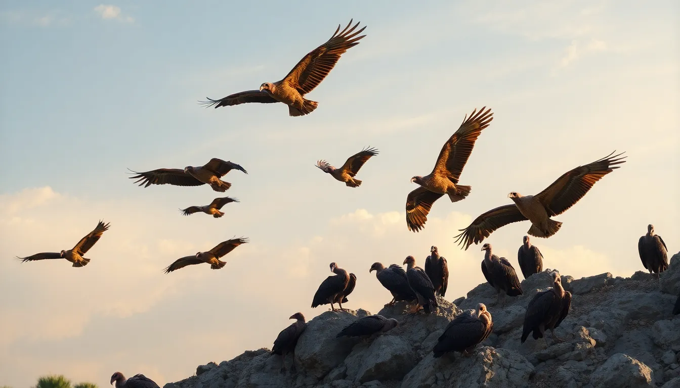 3 vulture bird