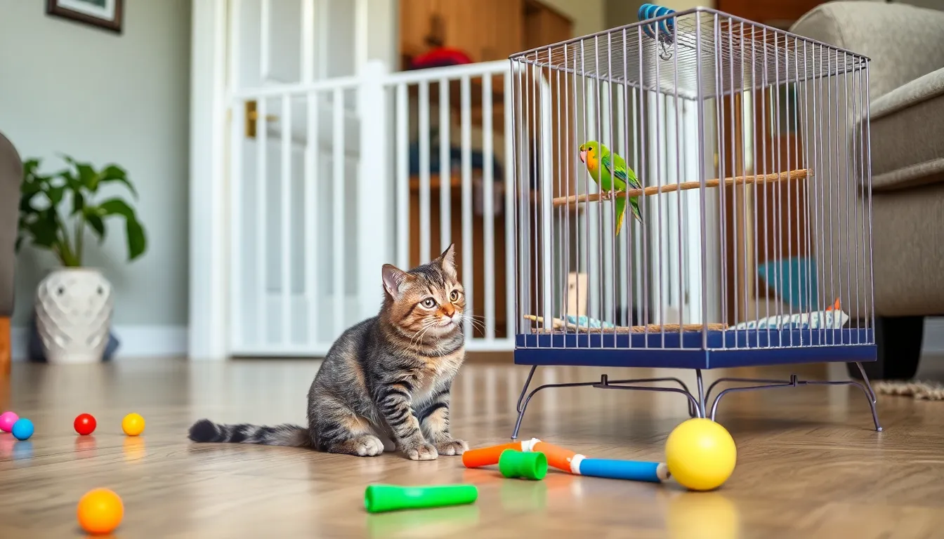 4 bird and cat