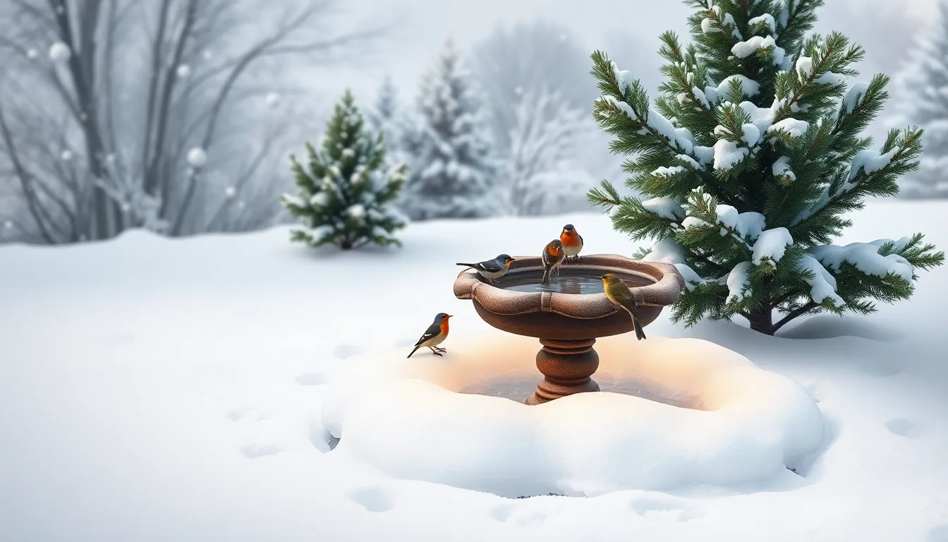 4 bird bath