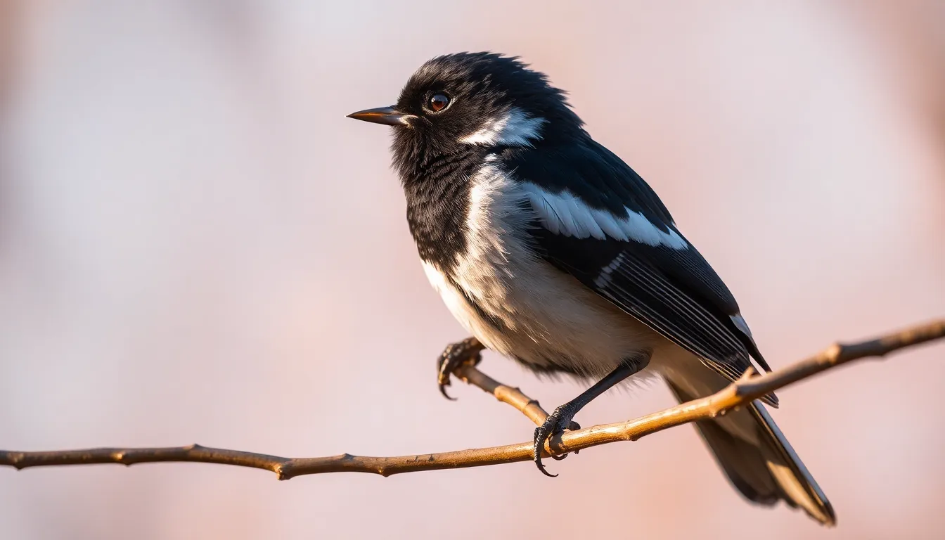 4 bird black and white