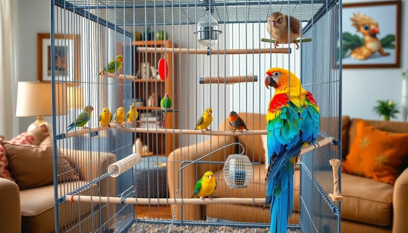 Bird Cage Setup Guide: 7 Essential Tips for Happy, Healthy Pet Birds 5 4 bird cage setup