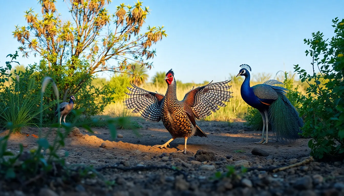 4 bird dancing