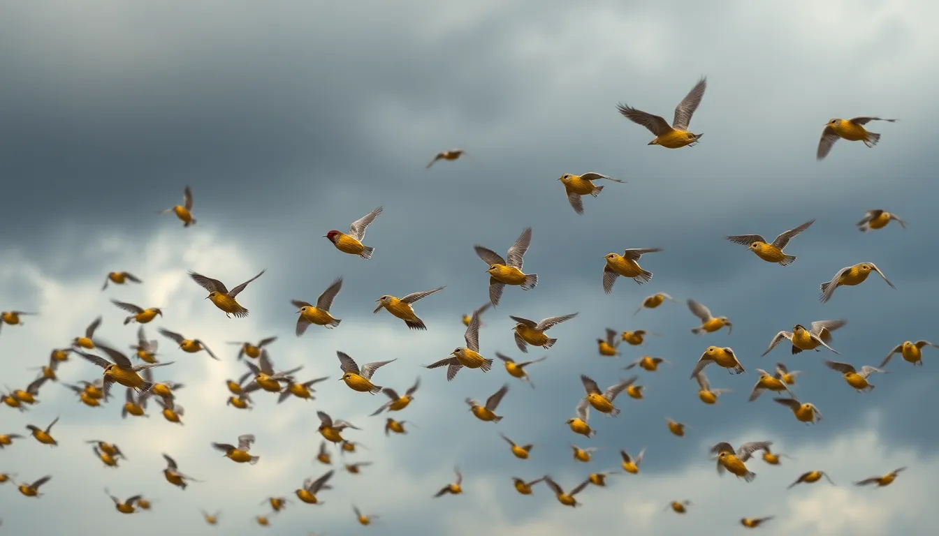 4 bird falling