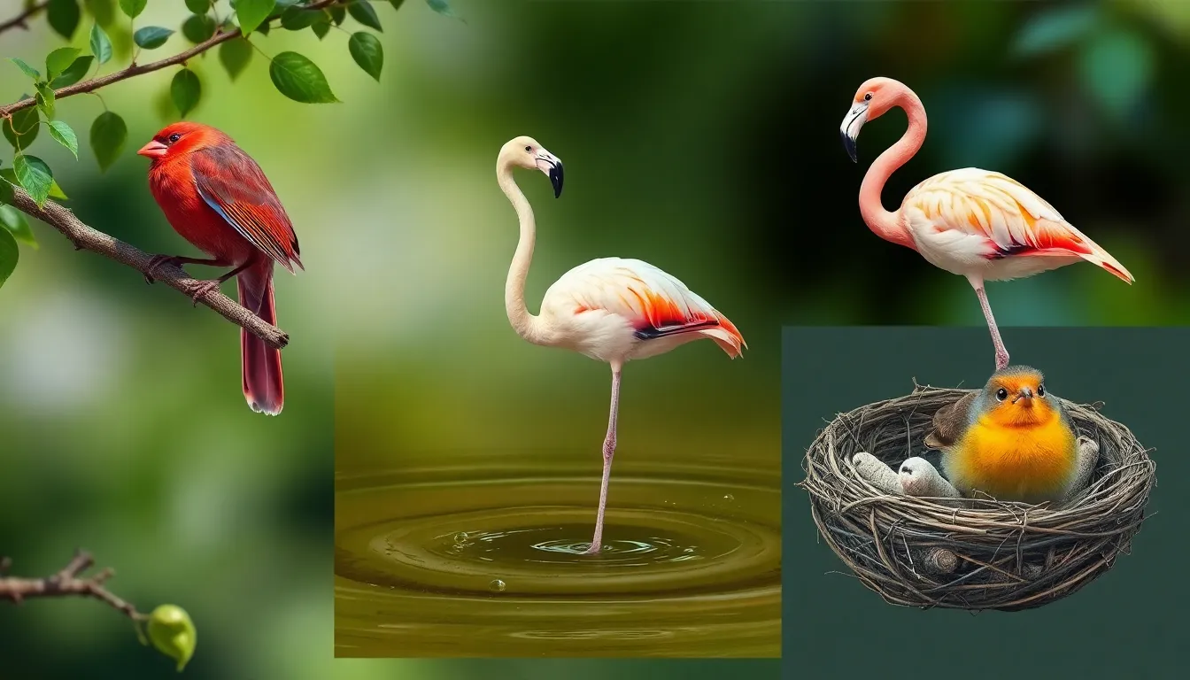 4 bird poses reference