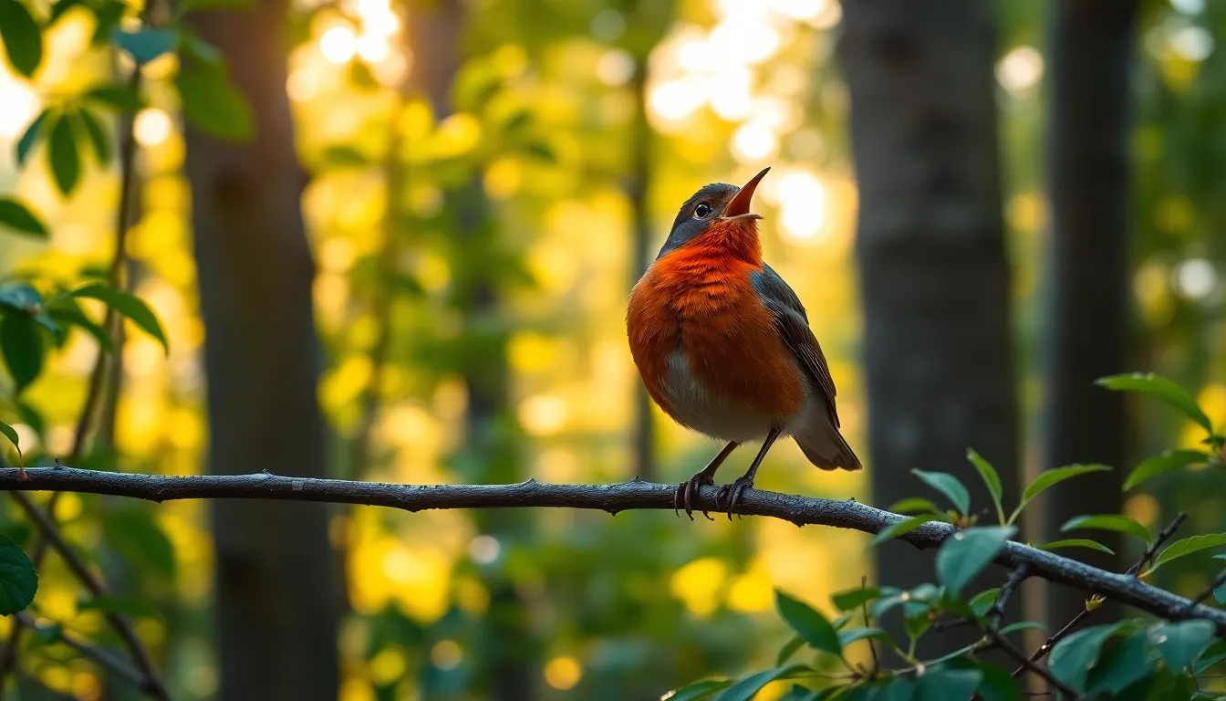 4 bird singing
