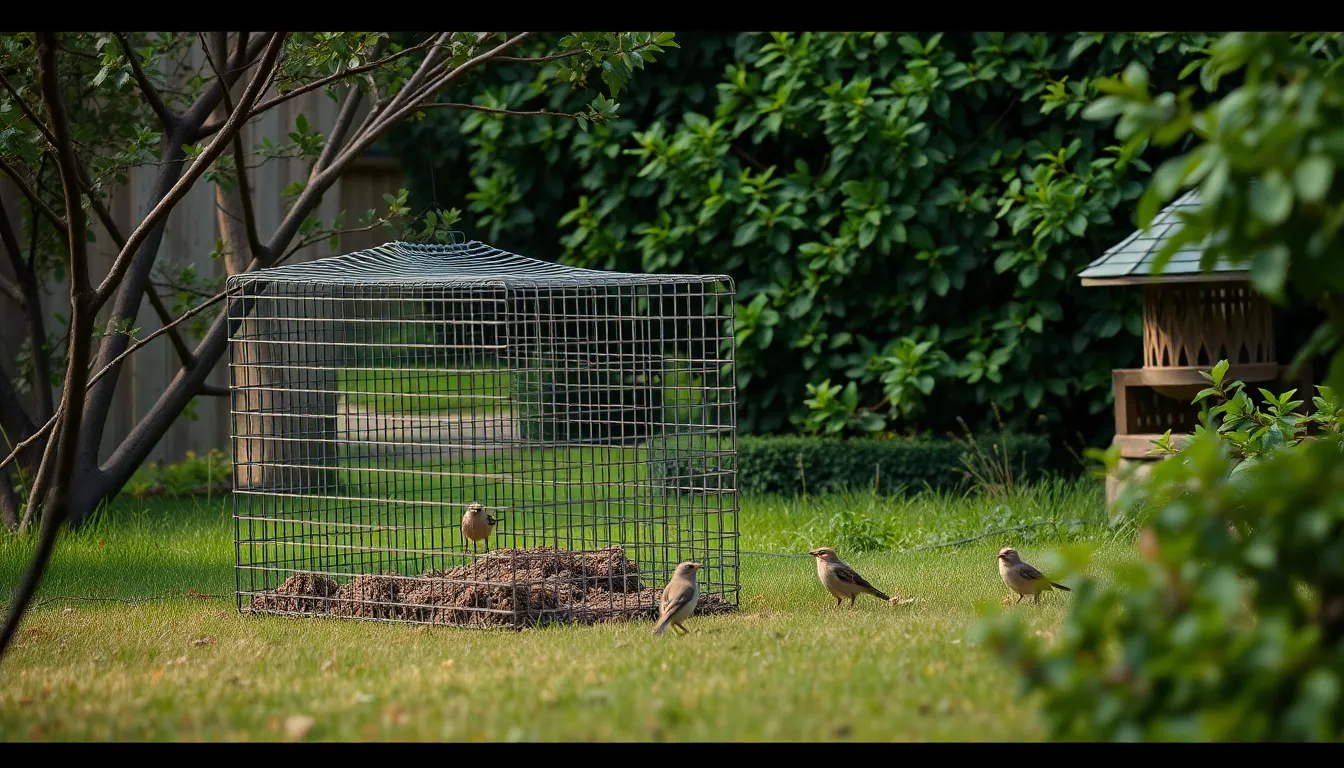 4 bird trap