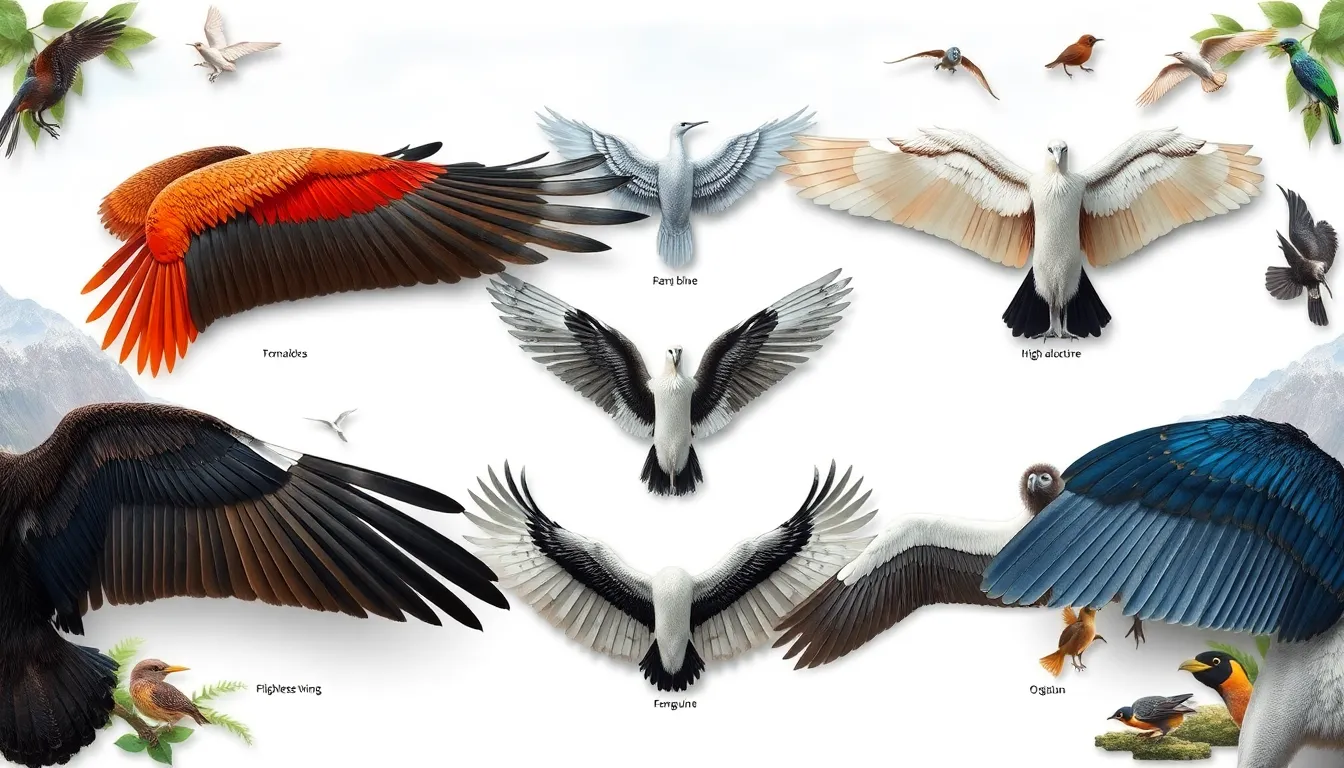 4 bird wing anatomy
