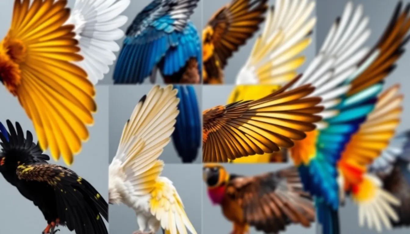 4 bird wings reference