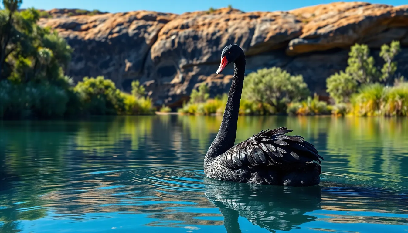 Black Swan Bird: Australia's Most Elegant Waterfowl Species Explained 5 4 black swan bird