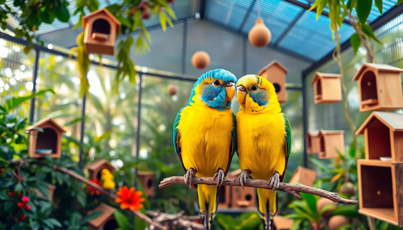 4 budgerigar bird