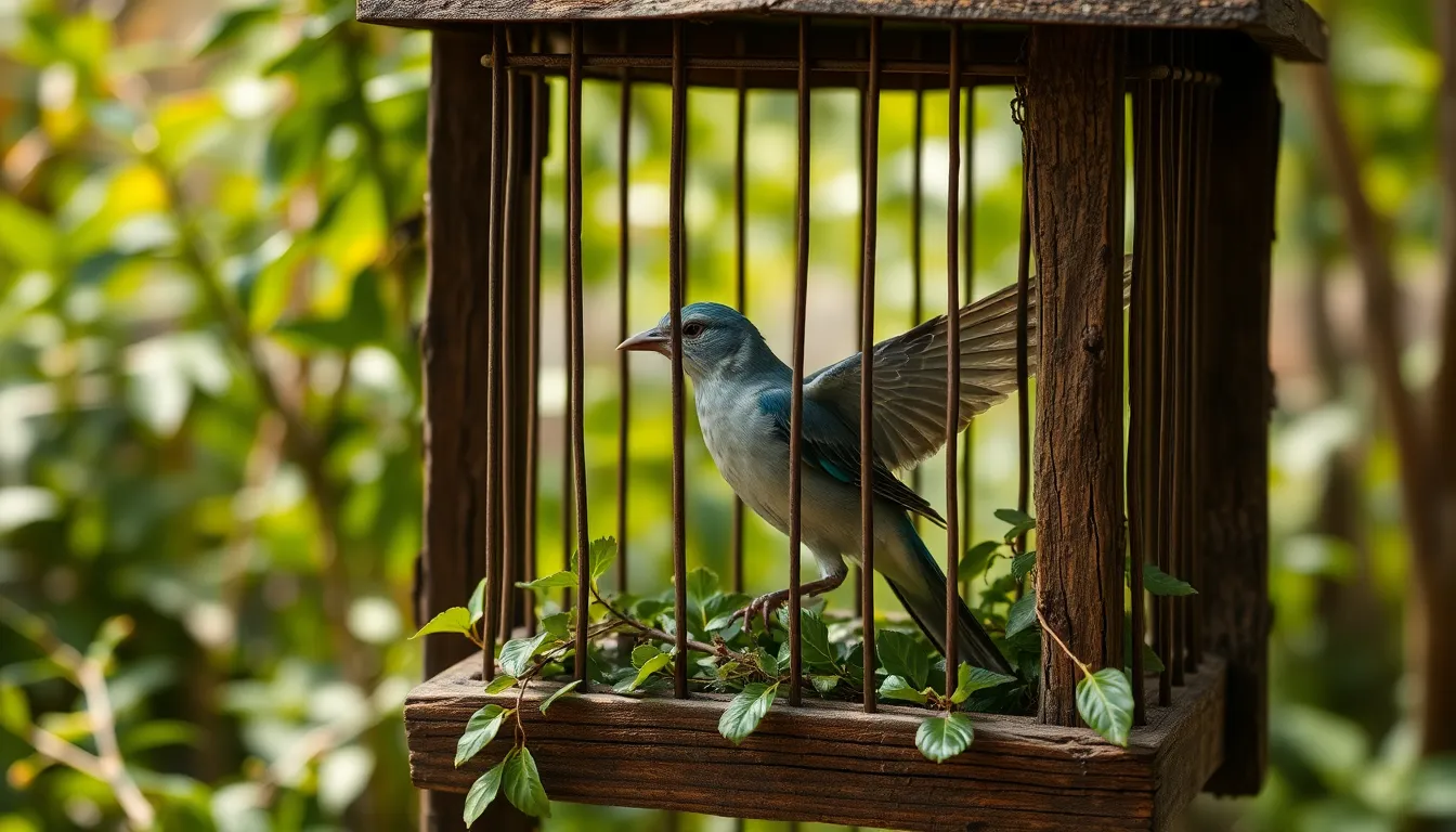 Caged Bird Symbolism: Maya Angelou's Powerful Metaphor for Freedom and Oppression 5 4 caged bird