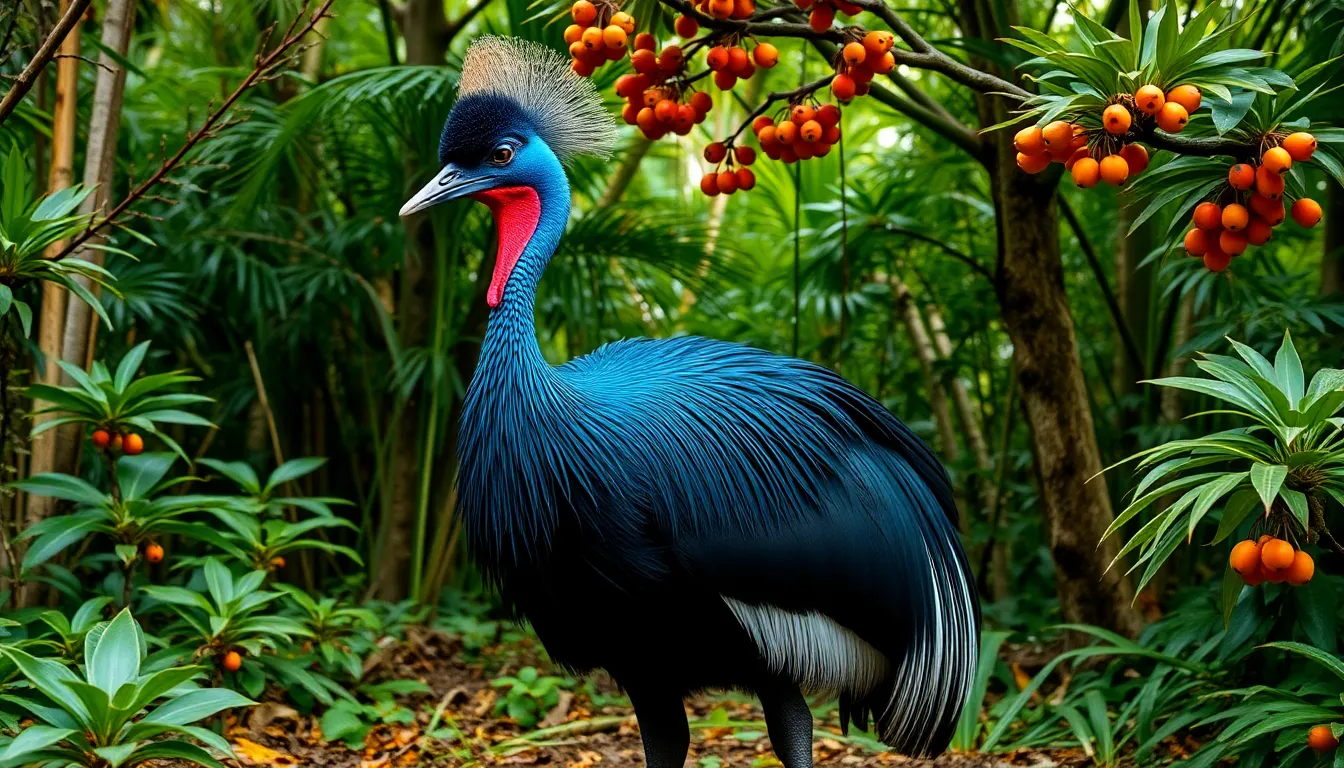 4 cassowary bird