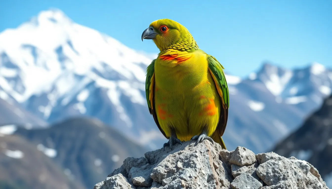 4 kea bird