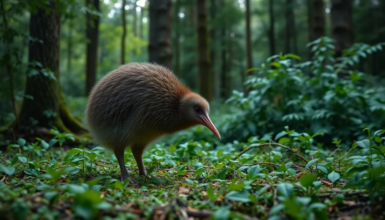 Kiwi Bird Facts: 5 Amazing Species of New Zealand's Flightless National Symbol 5 4 kiwi bird