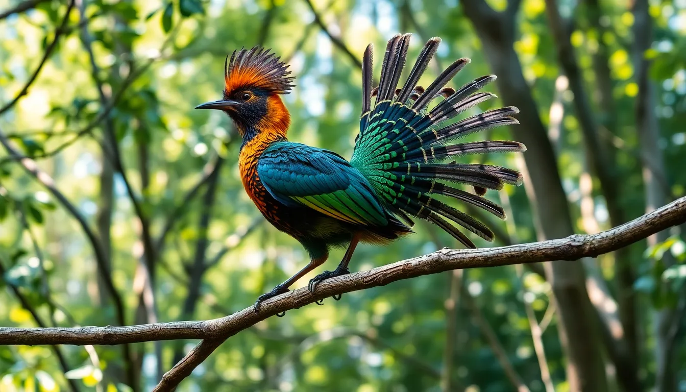 4 lyre bird