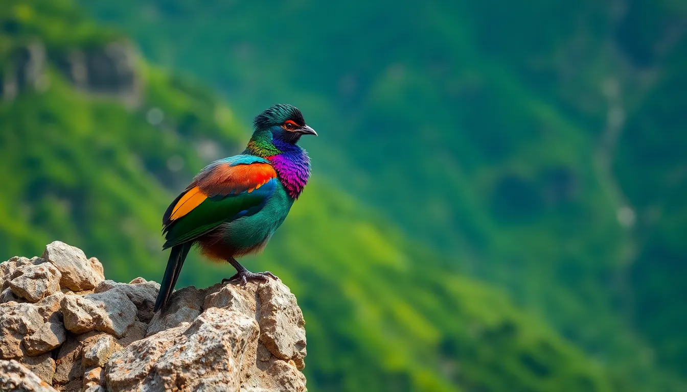 4 monal bird
