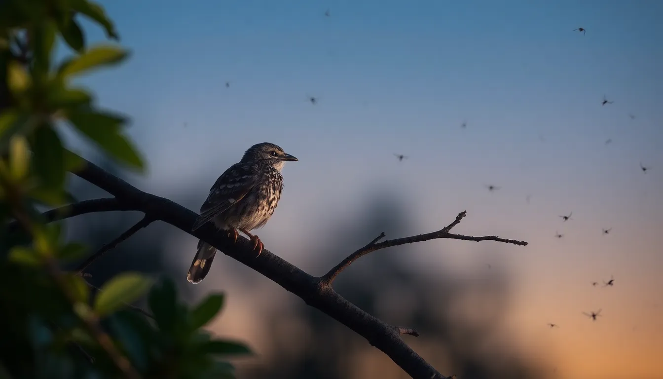 4 nightjar bird
