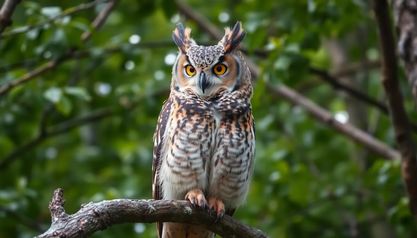 4 owl bird