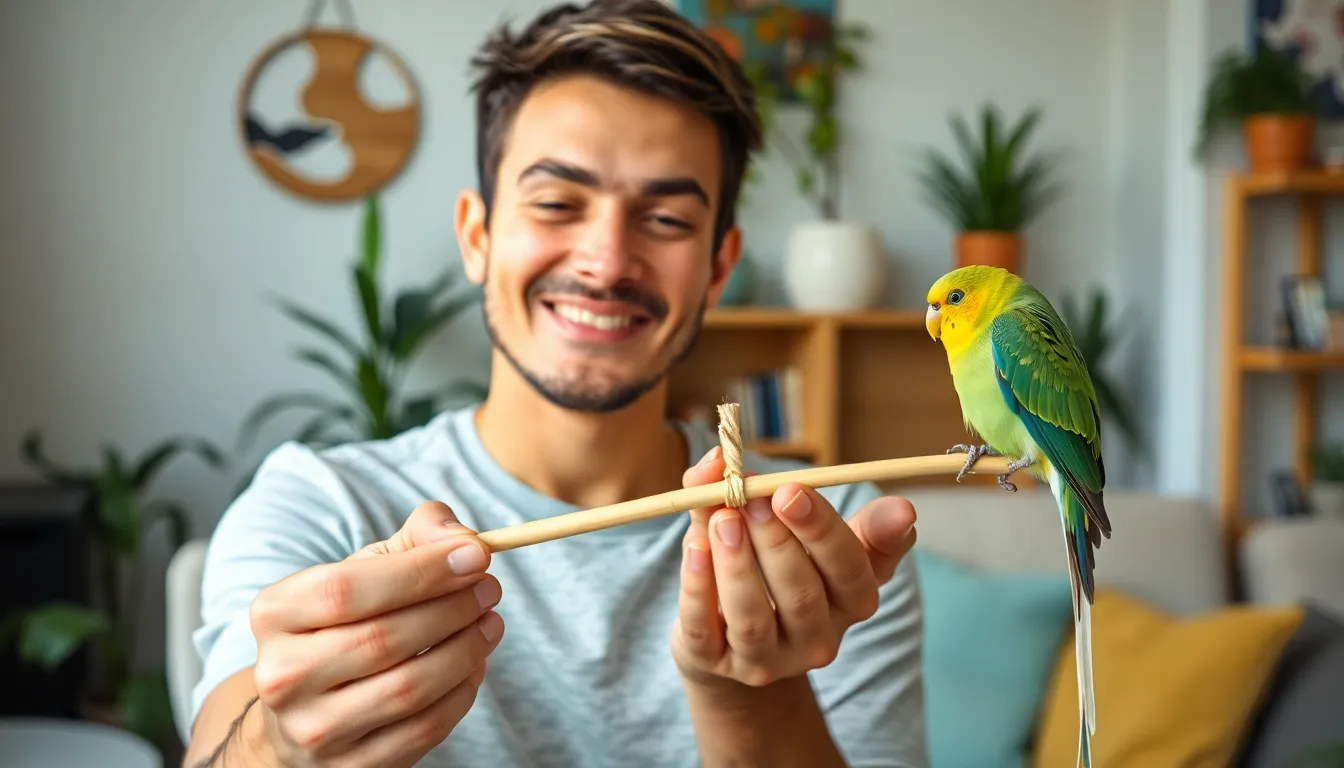 4 parakeet bird