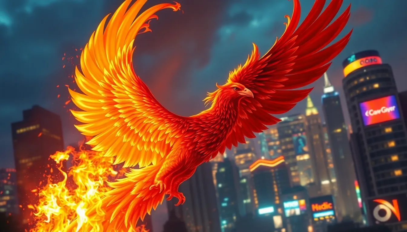 4 phoenix aesthetic bird