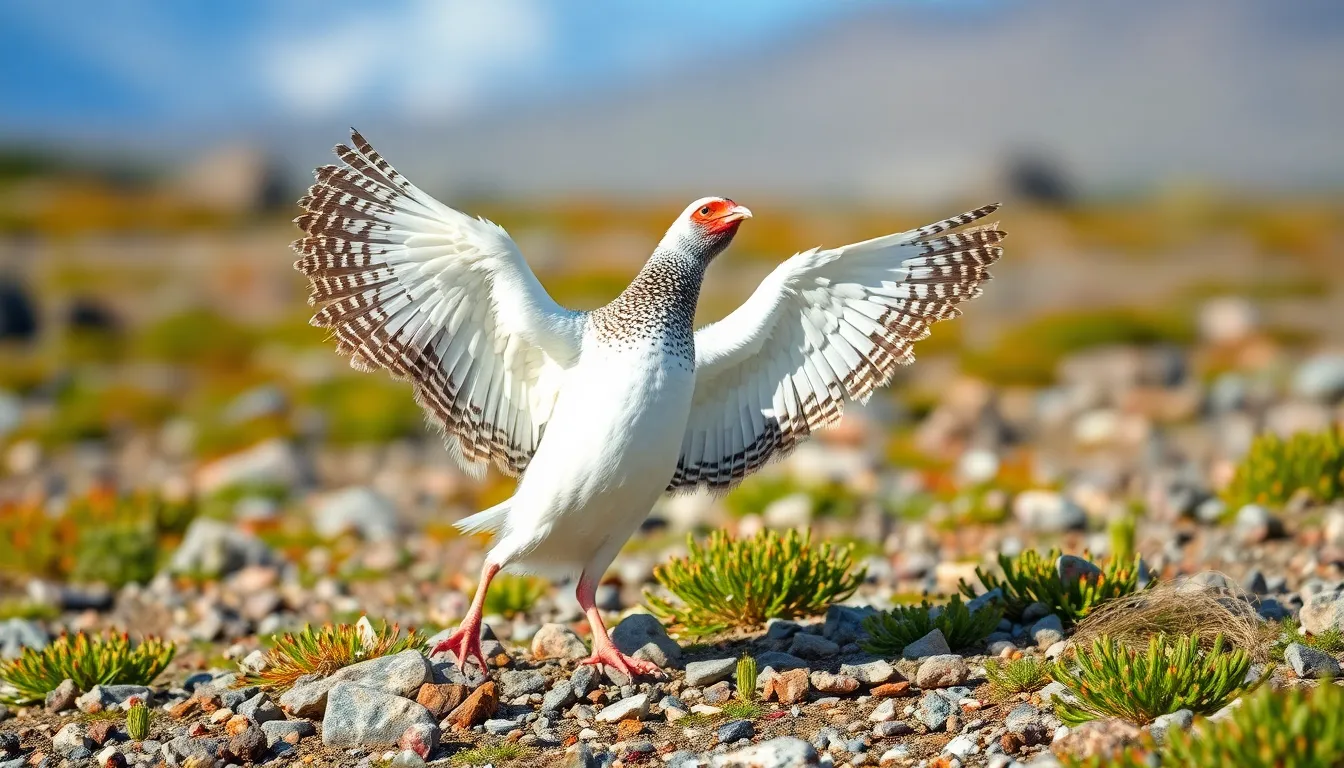 4 ptarmigan bird