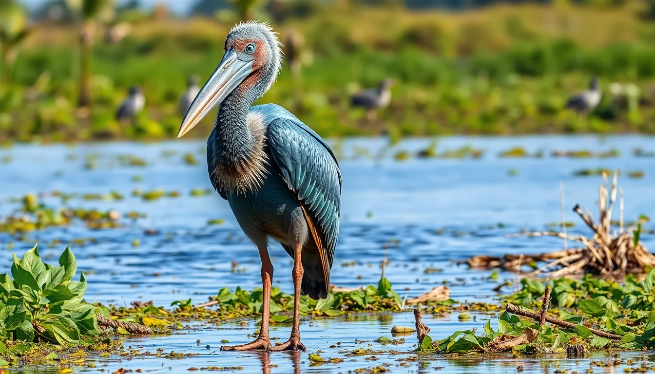 4 shoebill bird