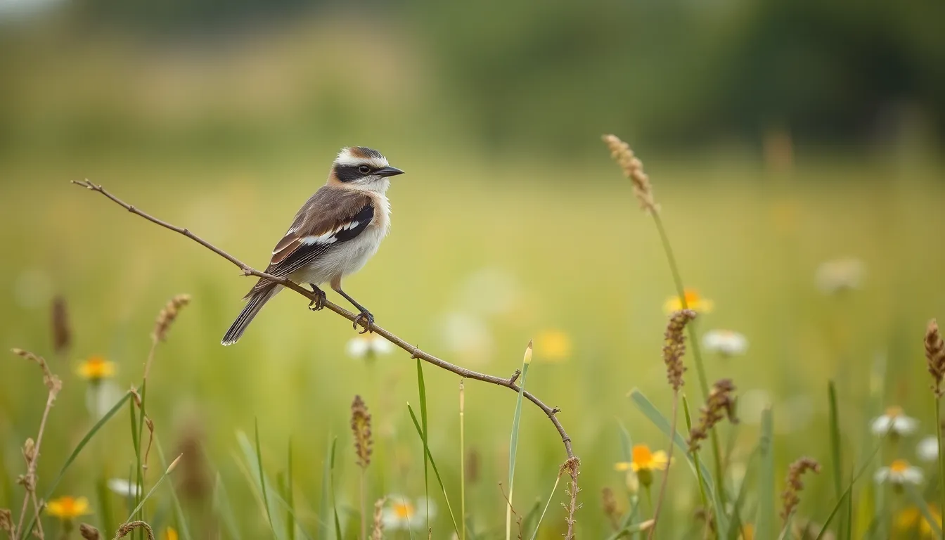 Shrike Bird: The Fierce "Butcher Bird" That Impales Prey on Thorns 5 4 shrike bird