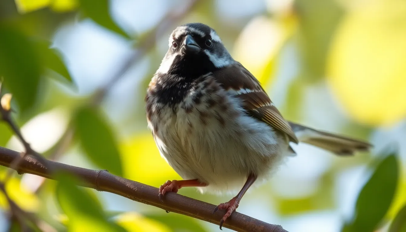 4 sparrow bird