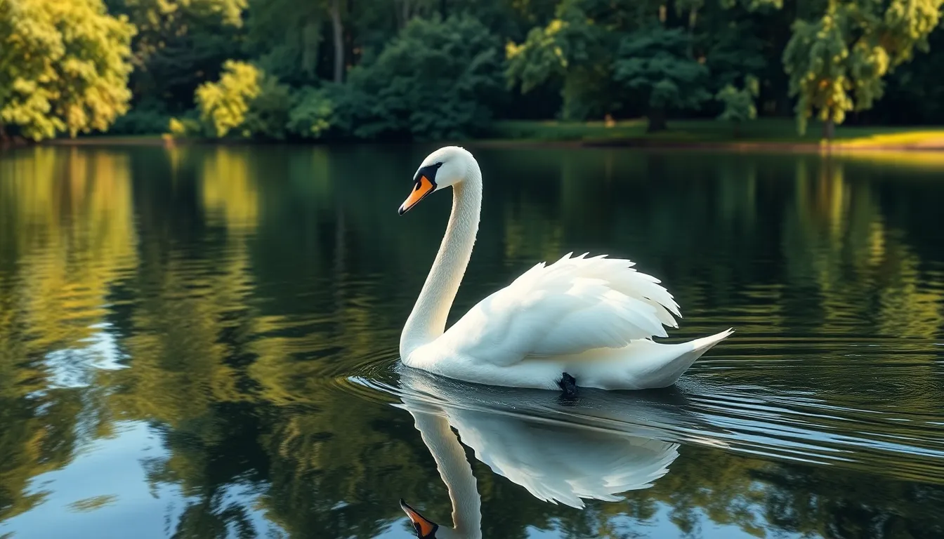 4 swan bird