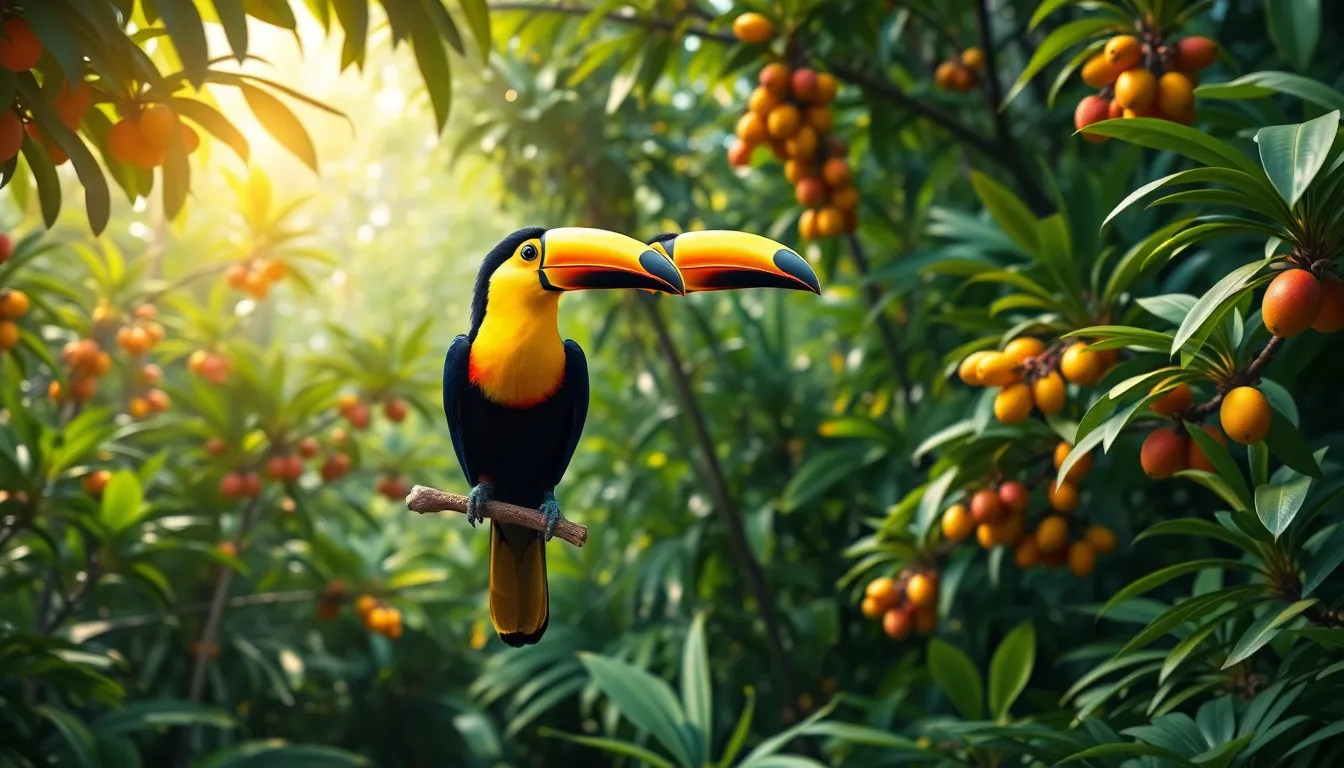 4 toucan bird