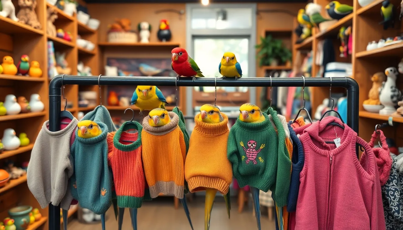 5 bird clothes