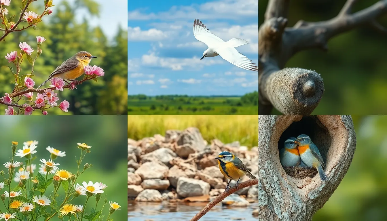 5 bird life cycle