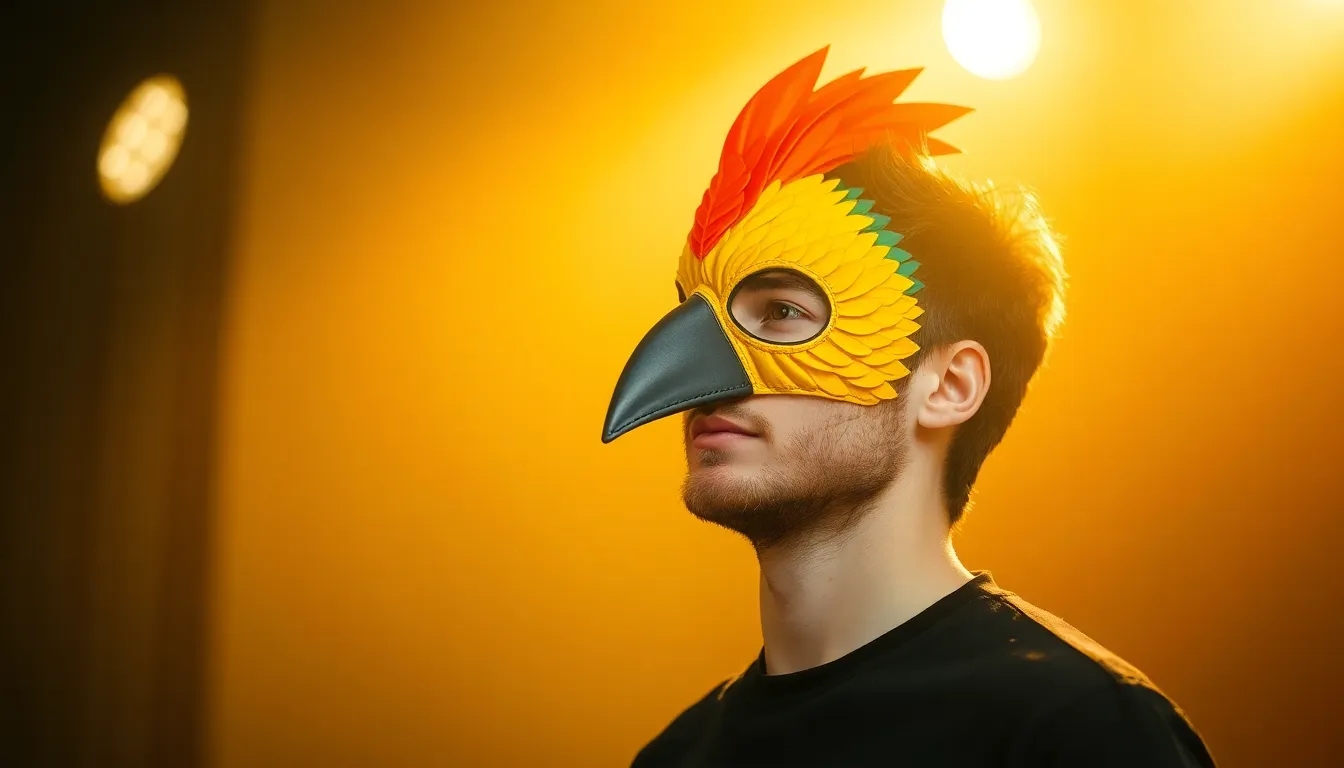 5 bird mask