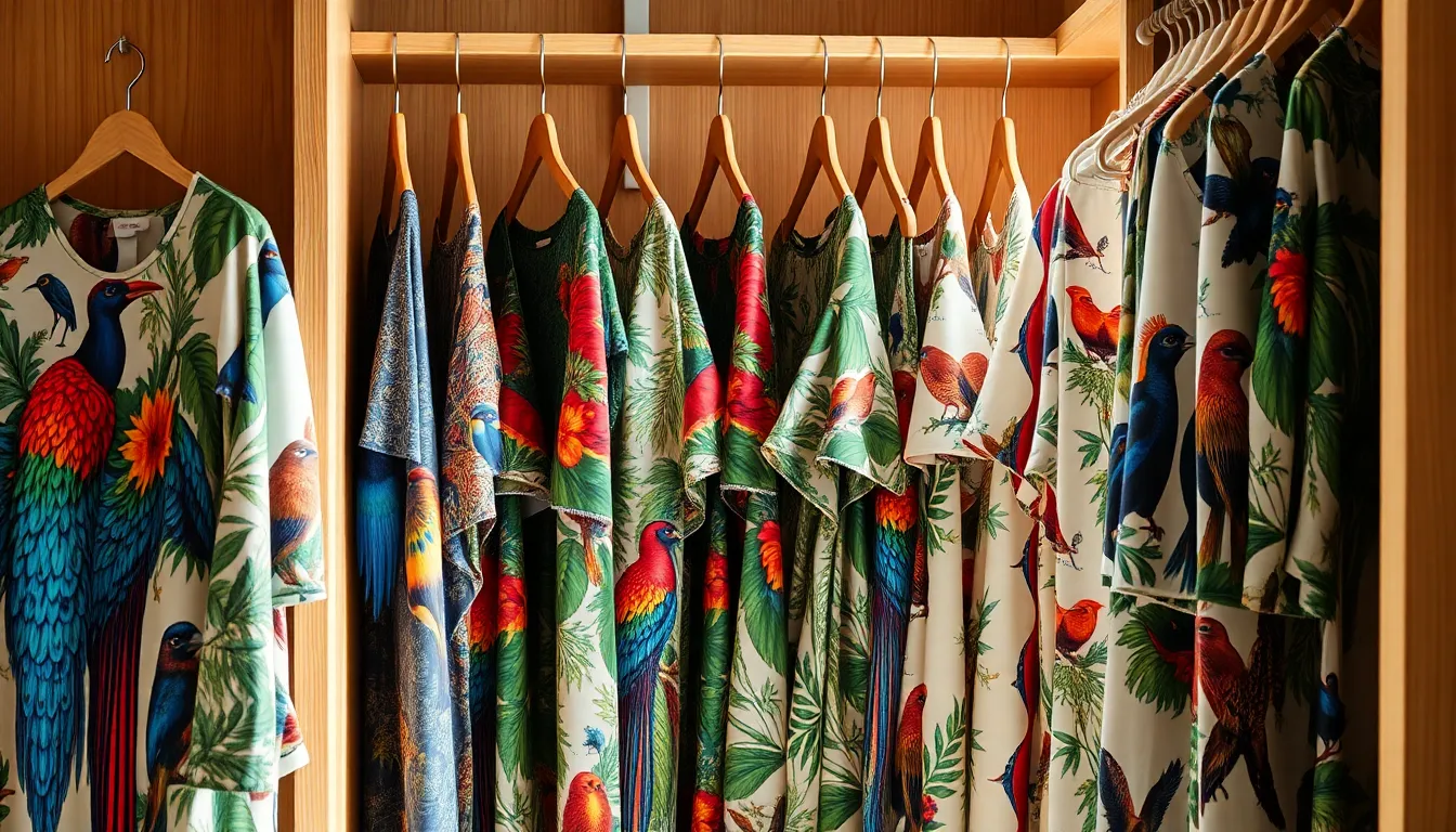 5 bird print