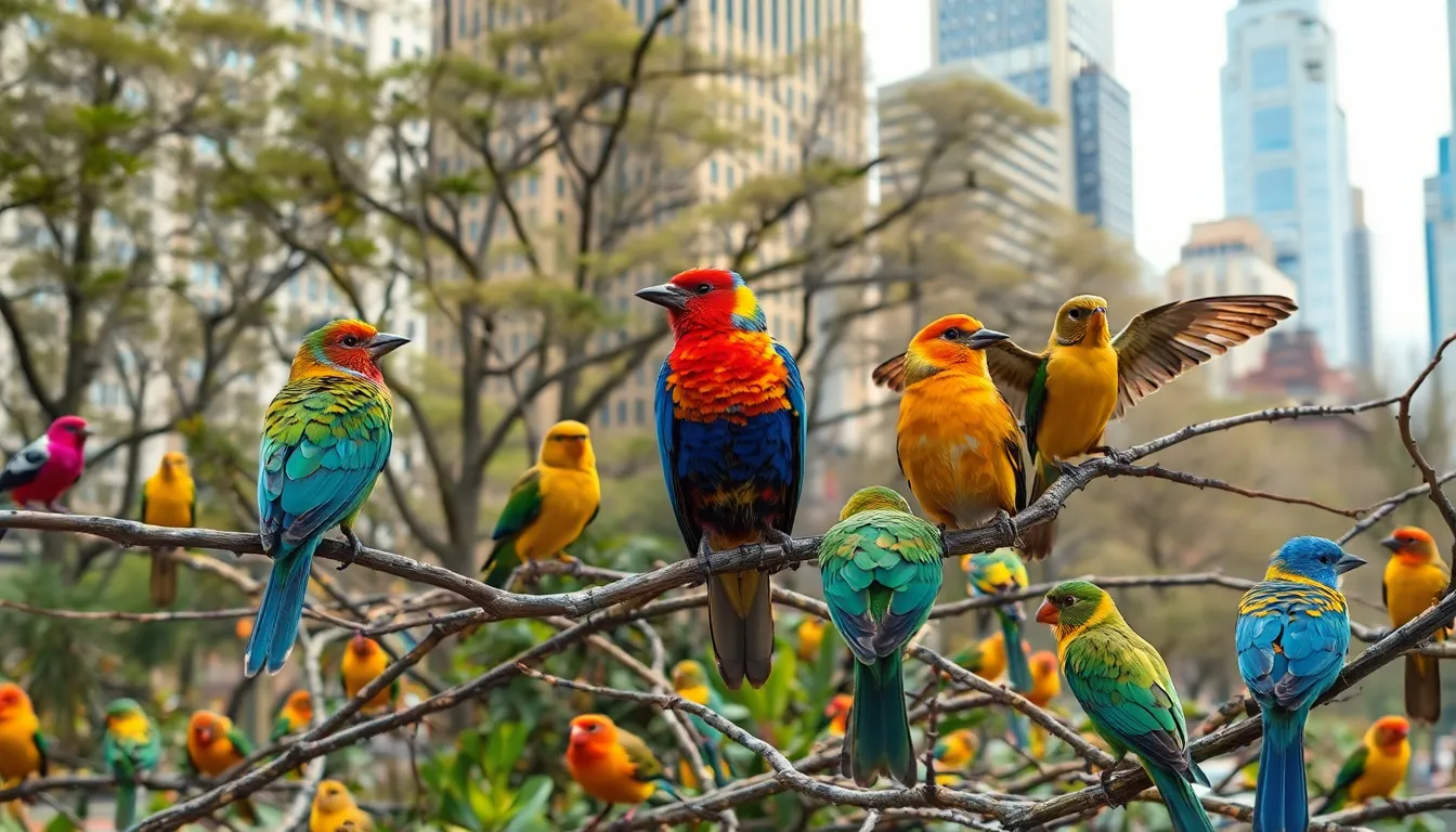 5 bird singing