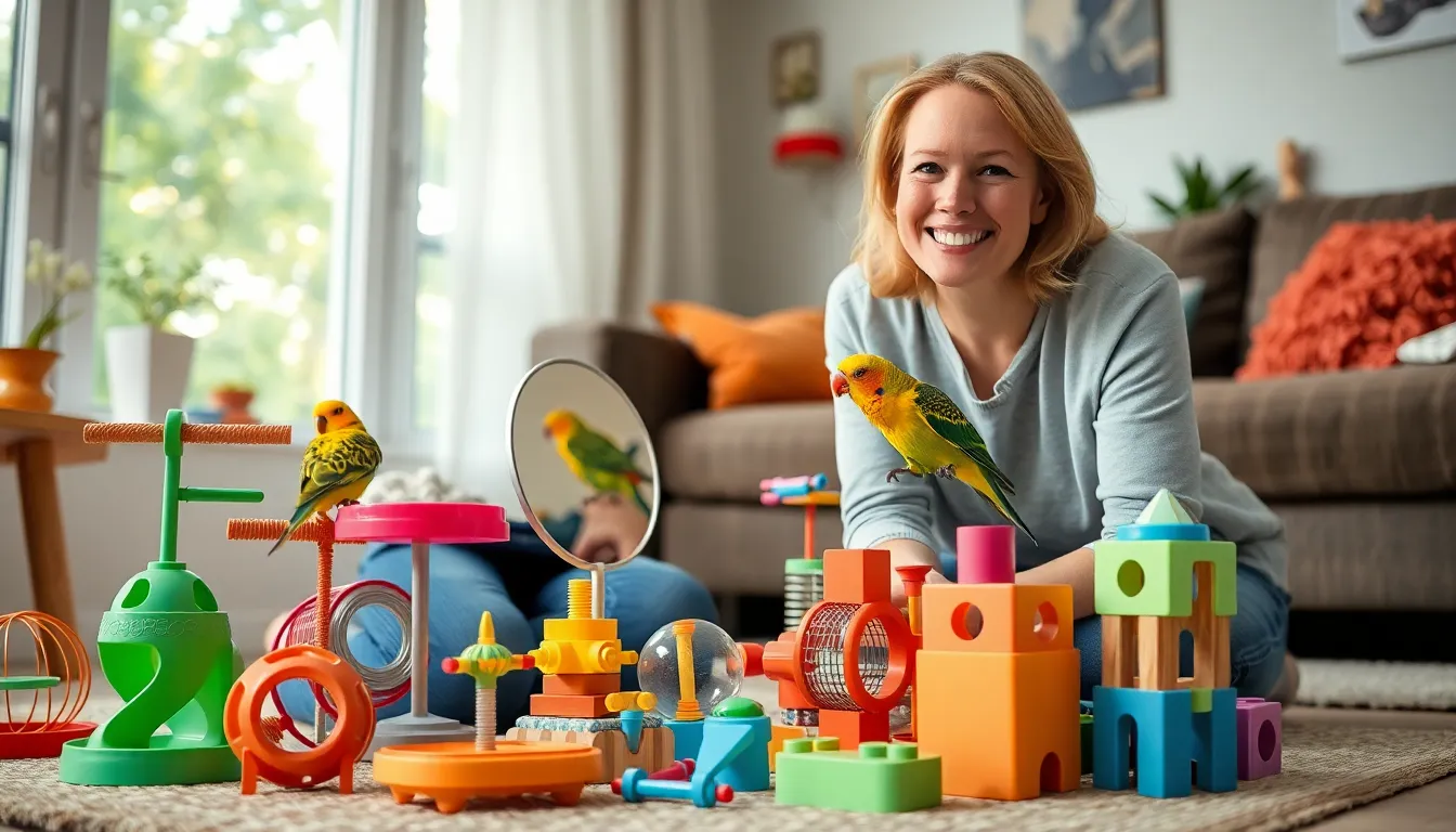 5 bird toys
