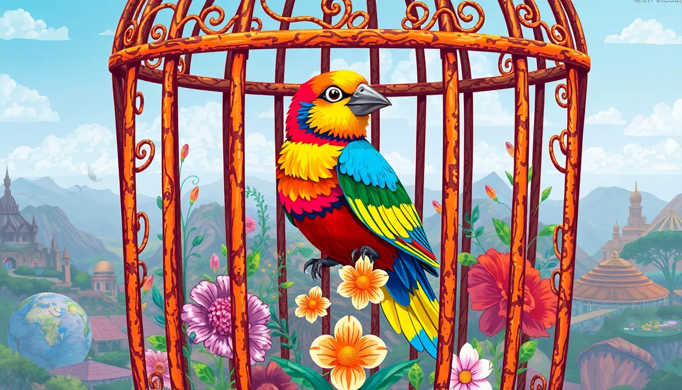 Caged Bird Symbolism: Maya Angelou's Powerful Metaphor for Freedom and Oppression 6 5 caged bird