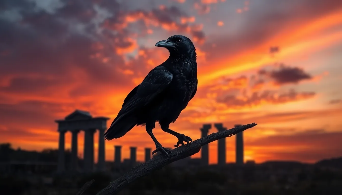 5 crow bird