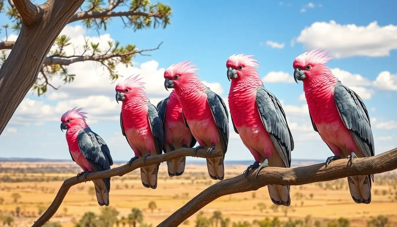 5 galah bird