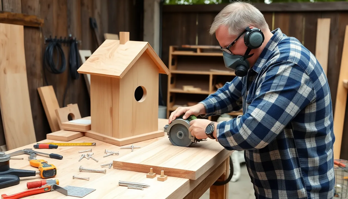 5 large bird houses