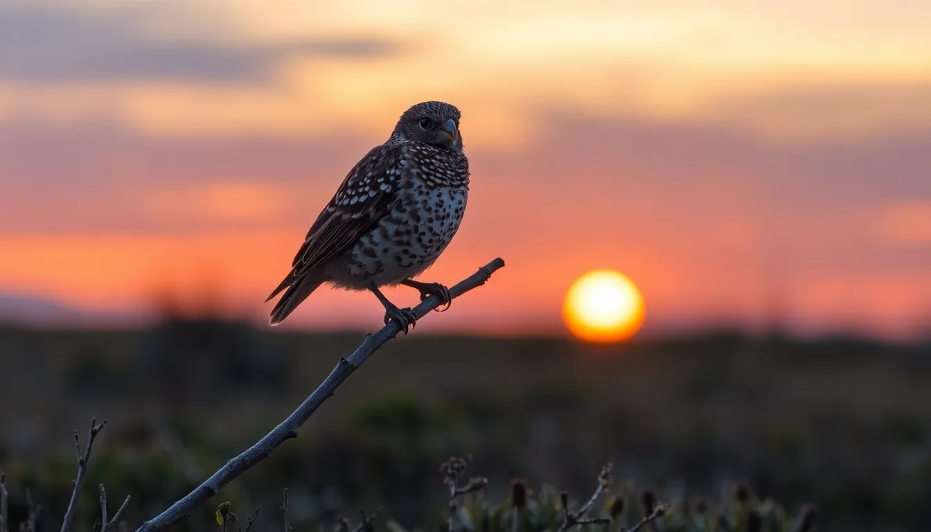 5 nightjar bird