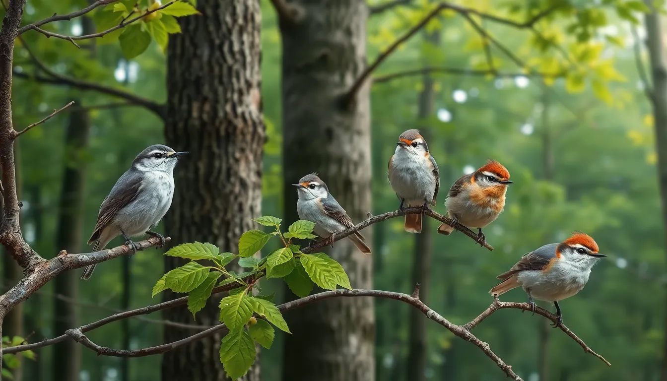 5 nuthatch bird