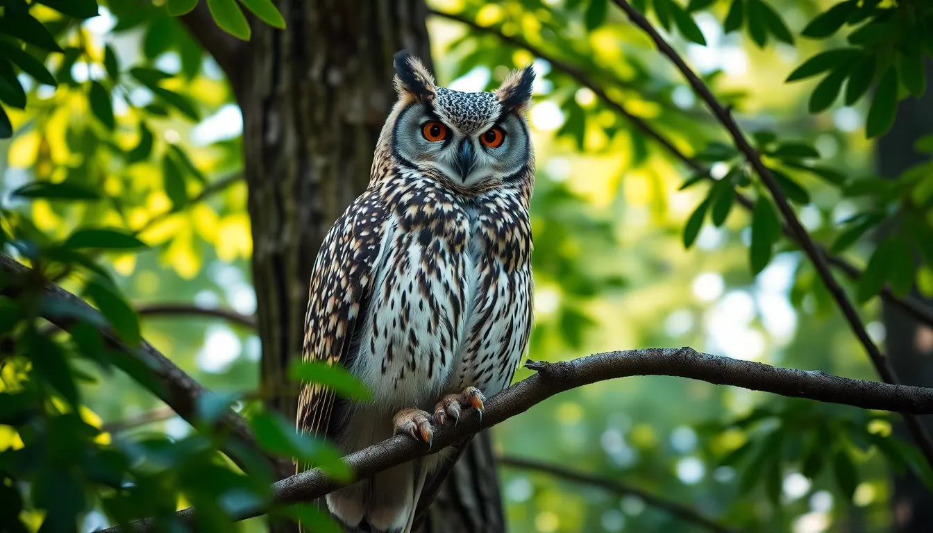 5 owl bird