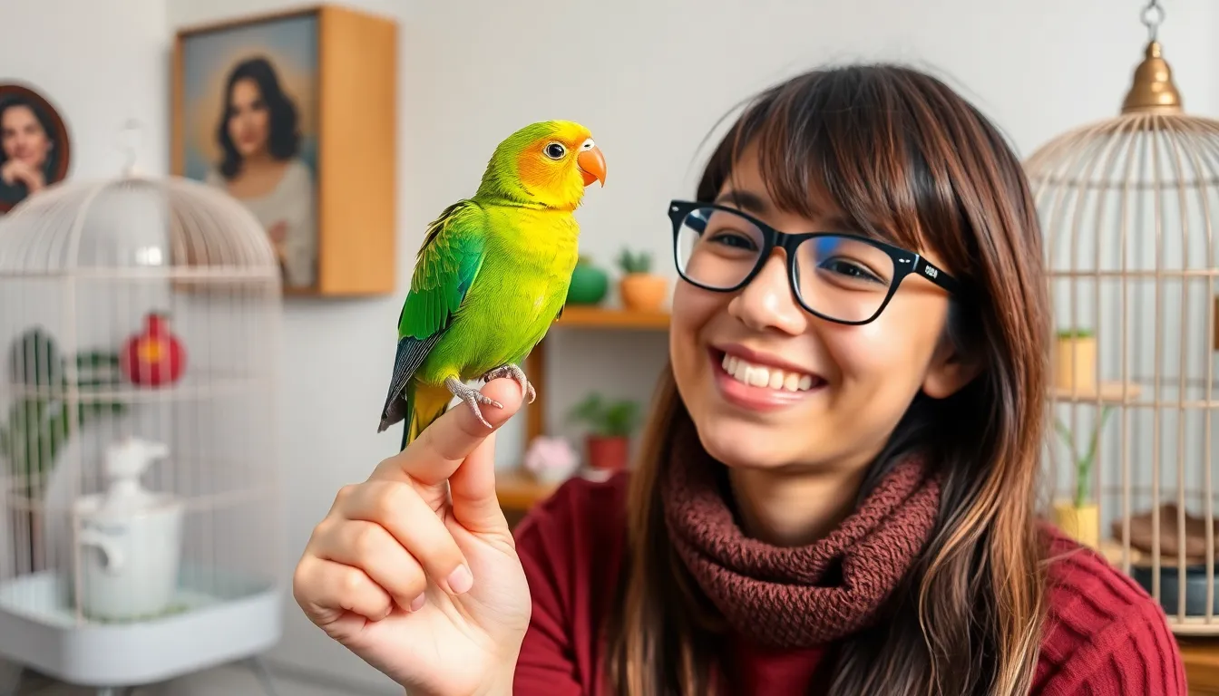 5 parakeet bird