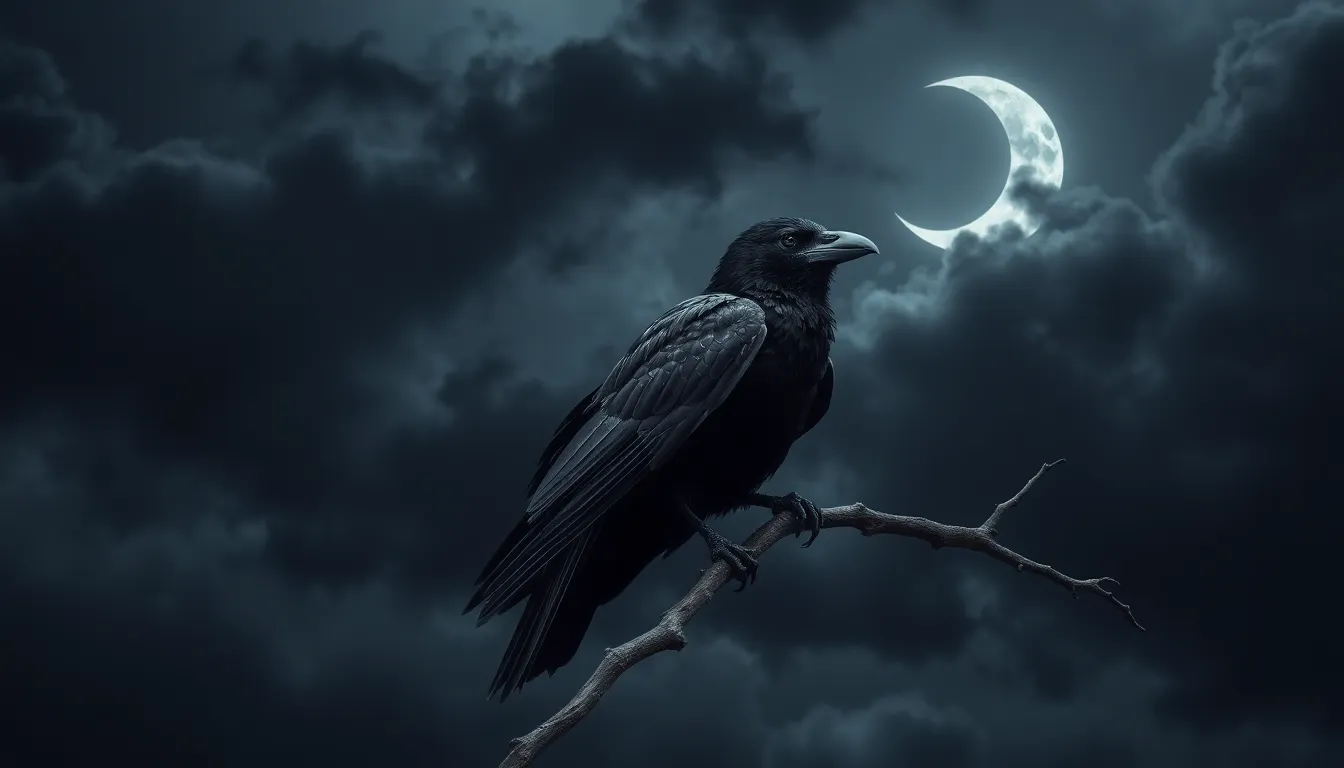 5 raven pfp bird