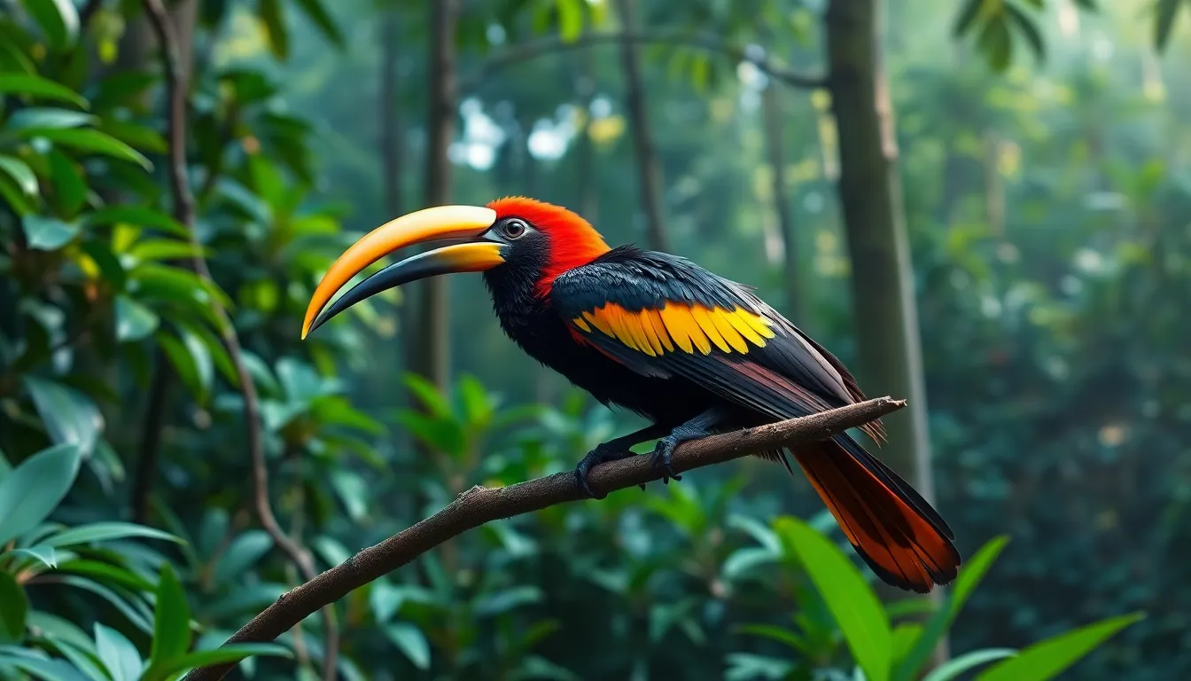 The Magnificent Umbrella Bird: 3 Rare Species Fighting for Survival in Cloud Forests 6 5 umbrella bird