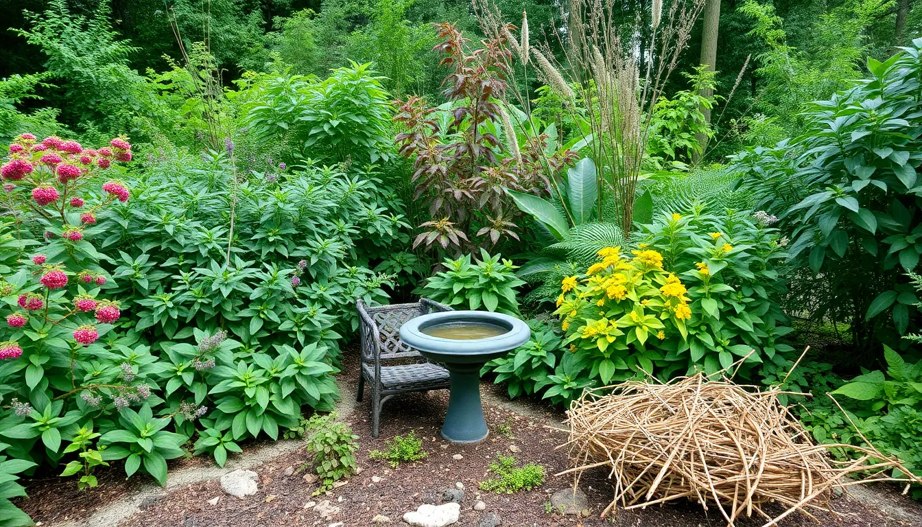 6 bird building nest